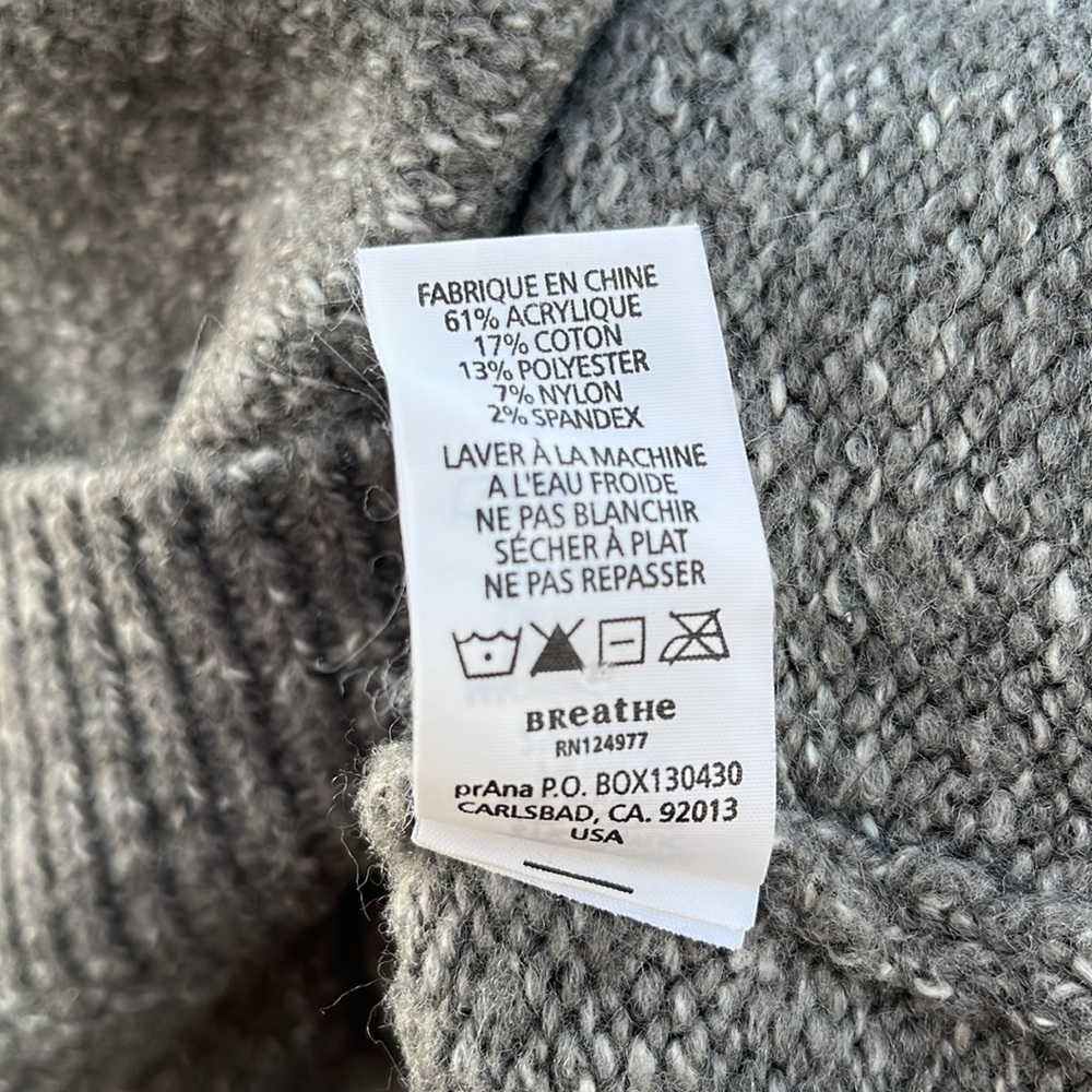 Prana Hooded Cardigan Sweater - Picture 9 of 9